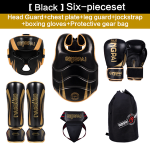 GINGPAI Premium Personalizable Juego de 5 y 6 piezas Protectores de <span class=keywords><strong>boxeo</strong></span> de combate de alta calidad para una protección óptima - Product Image 2