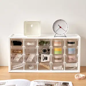 Kunststoff Multifunktion ale Office Home Desktop Storage Organizer Kosmetik Make Up Aufbewahrung sbox Desktop Storage Drawer Box