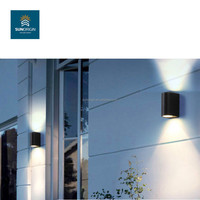 Lampe murale longue en aluminium de haute qualité, étanche IP65, éclairage LED extérieur, double température de couleur, garantie 3 ans pour le jardin
