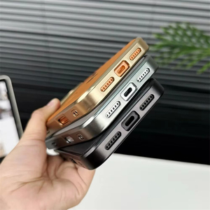 เคสโทรศัพท์หนังหรูหราพรีเมียม ขอบชุบเคลือบผิวสัมผัสพิเศษ สำหรับ iPhone 18 Pro Max 17 Pro 17 Air ป้องกันแรงกระแทก พร้อมแม่เหล็ก - Product Image 5