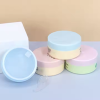 Pots en plastique PET de 100 ml avec couvercle à vis, pots cosmétiques vides noirs pour crème pour les yeux et soins de la peau avec cuillère