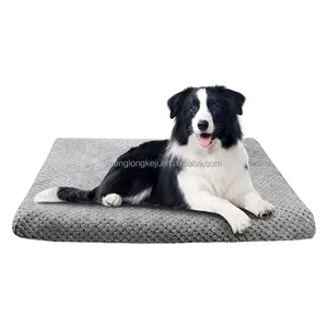 אנטי החלקה, אורטופדית, עמיד, לכביסה, מרופדת ורוד קטיפה מיטה לחיות מחמד - Product Image 1