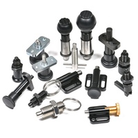 Piston d'indexation réglable à bille avec ressort, en acier inoxydable et acier au carbone, M5-M25, DIN ANSI, haute résistance pour usage industriel