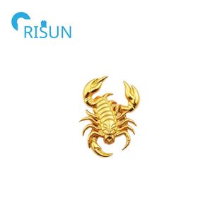 Fabrication personnalisée émail or scorpion épingle insigne toxique désert scorpion épinglette bijoux cadeaux animaux mer nourriture broche broche - Product Image 4