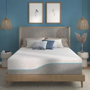 Home use 10inch 5 zone furniture compress pocket spring sleeping mattress
