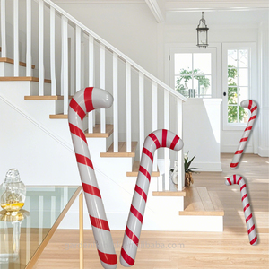 Decoración Navideña Inflable de PVC Moderna y Personalizada de 3 Pies y 4 Pies, Color Rojo y Blanco, para Decoración de Fiestas en Casa, Hoteles, Venta al por Mayor de Fábrica (Mín.) Pedido de 100 unidades - Product Image 5