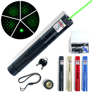 303 Series Professional 532nm <strong>Green</strong> <strong>Laser</strong> Pointer With Starlight Projection&amp;Safety Lock | Multi-Battery Charger System Included - Product Image 1
