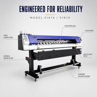 Imprimante éco-solvant grand format 1850 mm 4 couleurs CMJN avec nettoyage automatique et chauffage humidifié