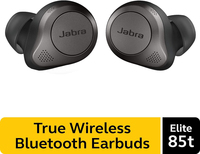 Écouteurs Bluetooth Jabra Elite 85t sans fil d'origine écouteurs à réduction active du bruit avancés avec micro