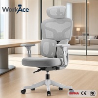 Chaise de bureau ergonomique pivotante et inclinable pour l'hôtellerie, conforme CE EN 1335, moderne, vente en gros, approvisionnement en vrac direct usine