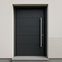 Portail Moderne Personnalisé en Aluminium Forgé, Écologique, en Alliage Anti-Corrosion, pour Entrée de Ferme, Portail Principal d'Allée de Communauté, Double Porte