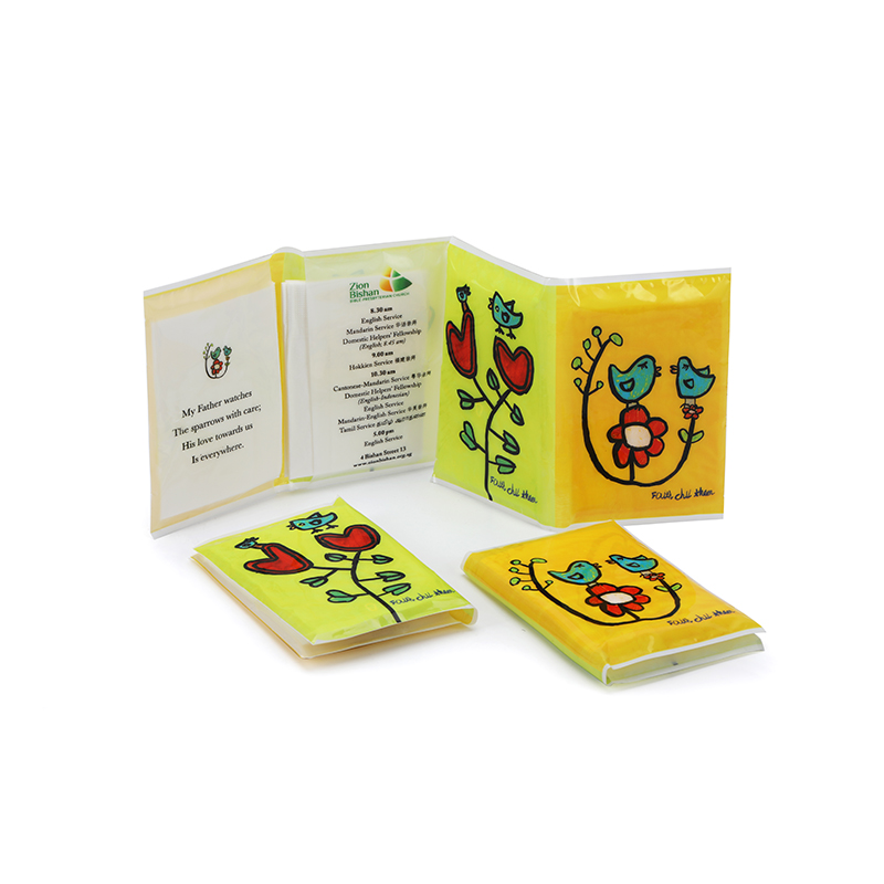 Индивидуальный упаковочный бумажник, мини-пакет салфеток для лица, пластиковые пакеты с принтом, оберточный бумажник, тканевая упаковка