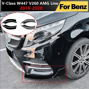 Pour V-Class W447 V260 AMG Line 2016-2020 : Spoiler de pare-chocs avant, cache de protection avant, kit carrosserie - Product Image 1