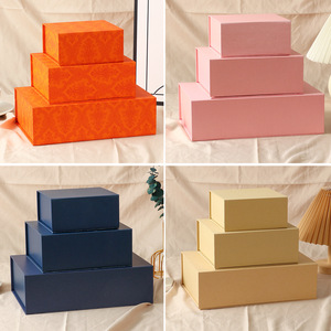 กล่องของขวัญที่ว่างเปล่าหรูหราทันสมัยกล่องดูดแม่เหล็กพับได้1<span class=keywords><strong>ปี</strong></span>ปรับแต่งได้ Taobao สีแดงสำหรับเทียน - Product Image 3