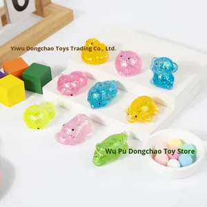 Novelty Plastic Small Animal Squeeze Toy Cartoon Stress Relief Slow <b>Rebound</b> Cute Artifact Wholesale TBQ Brand Model A125 - Product Image 2