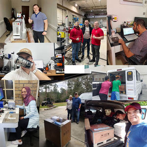 Machine de gravure de marquage laser de carton de silicium 30W en ligne Dioxyde 200 High Necklace Cloth 4X8 - Product Image 5