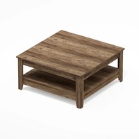 Commandez dès maintenant une table basse en bois massif faite à la main, taille personnalisée, directement de l'usine