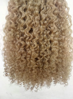 Extensions de cheveux vierges bouclés crépus ondulés 100% naturels, blond miel bouclé birman brut 613, tissage de cheveux Remy