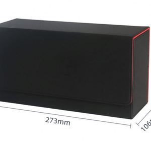 Boîtes de rangement pour cartes de jeu en cuir PU microfibre de haute qualité, capacité 200 cartes, pour Yugioh, Commander, Tarot, personnalisables - Product Image 6