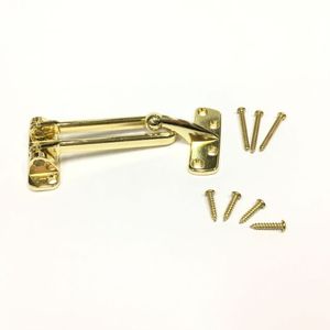 Protection de poignée de porte en zinc avec butée à 3 positions et installation facile pour salle de bain et cuisine - Product Image 2