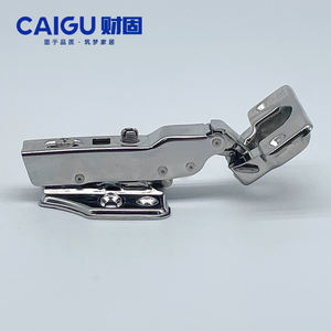 三段階力ステンレス鋼ソフトクローズヒンジ、16～28mmの厚さの薄いドアパネルにユニバーサル対応、ゼロアングル油圧ヒンジ - Product Image 4