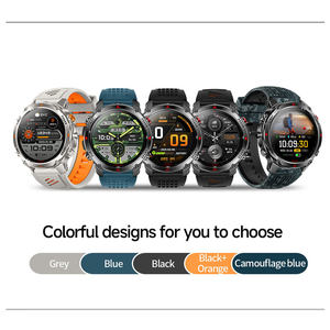 <span class=keywords><strong>Montre</strong></span> connectée sport unisexe avec écran AMOLED, étanche IP68, fonction SOS, bracelet en gel de silice, système d'exploitation Android, suivi de la forme physique et de la localisation - Product Image 6