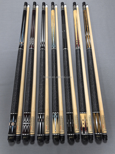 Taco de billar profesional JOSS Cues de 2 piezas, eje de arce canadiense de baja deflexión de 58 pulgadas, punta de 12.75 mm, agarre ergonómico - Product Image 1