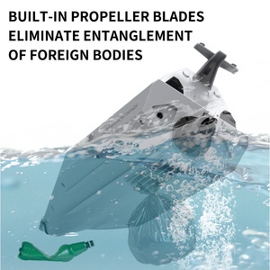 SJY-TX727 Mini Bote a Control Remoto 2.4G Turbojet, Bote de Alta Velocidad 20km/h, Modelo de Barco de Simulación para Niños, Juguete Acuático de Verano - Product Image 6