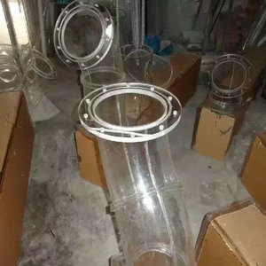 Fabricación CNC de Bridas Acrílicas PMMA de Alta Precisión TOMATO con Mecanizado de Roscas Internas y Externas, Fabricación Personalizada de Tubos Acrílicos - Product Image 5