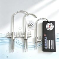 Robinet de filtration d'eau en acier inoxydable SUS304 de qualité supérieure, purificateur d'eau potable RO avec noyau en cuivre antibactérien