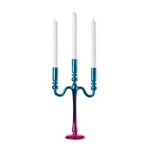 Porte-bougie en aluminium à 5 bras de la série Signature, support décoratif élégant multicolore pour la maison et le bureau - Product Image 6