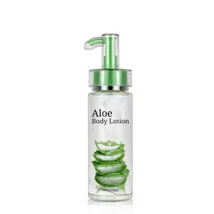 Cura della pelle vitamina C nutriente ALOE VERA Private Label bambini erbe curcuma sbiancante idratante lozione per il corpo all'acido glicolico