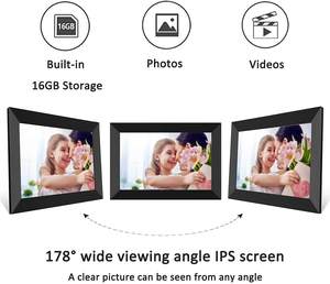 Cadre <span class=keywords><strong>Photo</strong></span> numérique, <span class=keywords><strong>Android</strong></span>, 10.1 pouces, wi-fi, avec écran tactile, pour partage ou vidéo, dernier cadeau - Product Image 3