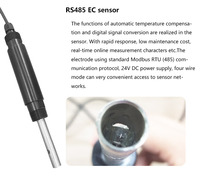 Capteur de conductivité en ligne Sonde EC numérique RS485 Transmetteur de qualité de l'eau pour l'industrie et les systèmes RO