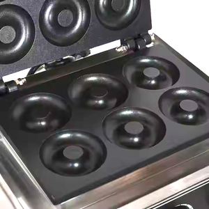 เครื่องทำโดนัทและวาฟเฟิลไฟฟ้าสแตนเลสแบบใหม่ 6 หลุม พร้อมระบบควบคุมแบบสัมผัสและประสิทธิภาพสูง - Product Image 5