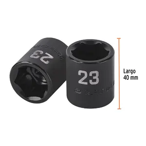 BOX 6 23mm <b>Impact</b> <b>Socket</b>, 6 Points, 1/2" Drive, TRUPER - Product Image 3