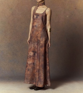 Personnalisé Haute Couture nouvelle robe Style grande jupe longue chinois 2024 début printemps femme coton vêtements femme naturel tricoté - Product Image 3
