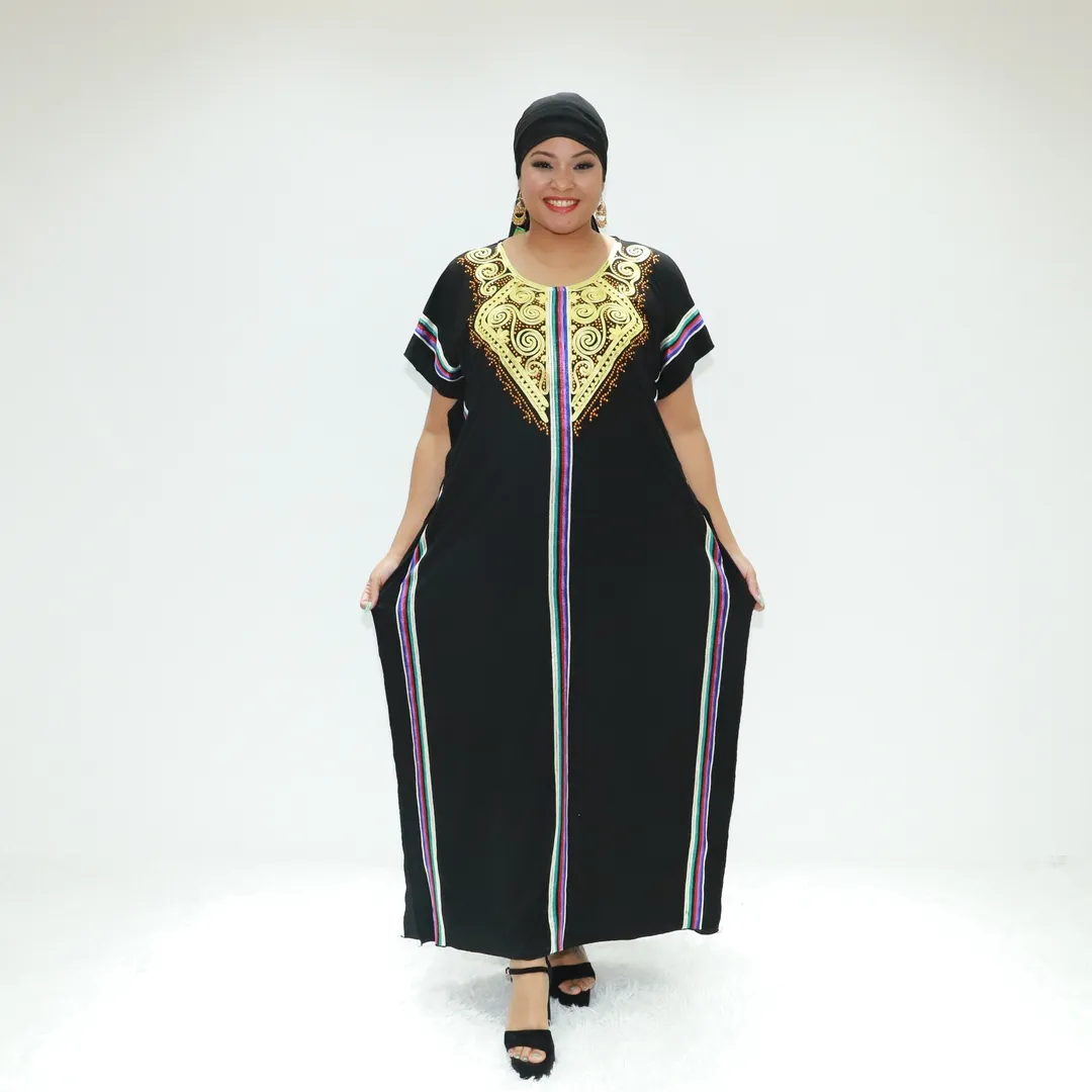 刺繍された服装ドバイアバヤルクスAYファッションPHC254Fアビジャンファッションアラブドレス