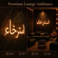 Enseigne LED rétroéclairée personnalisée Have Fun, lettres en acier inoxydable 3D, décoration murale de luxe pour restaurant, bar, café
