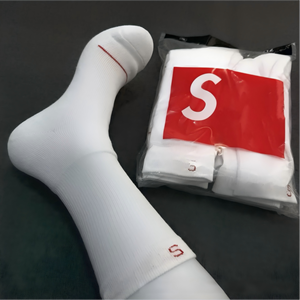 S&amp;U 2-Pair Pack Crew <strong>Socks</strong> Winter Hip-Hop Style Thick Terry Sports <strong>Socks</strong> <strong>Polyester</strong> Fashion Long Casual <strong>Socks</strong> - Product Image 2
