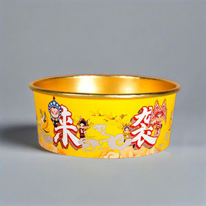 Bol en papier pour nouilles avec logo personnalisé, vaisselle jetable pour la restauration rapide, gobelet en papier pour nouilles, bol en papier pour salade - Product Image 1