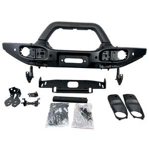 กันชนหน้ารถ jeeps wra ngler JL JT 2018 + กันชนหน้าเหล็กคาร์บอนอุปกรณ์เสริมรถยนต์ - Product Image 2