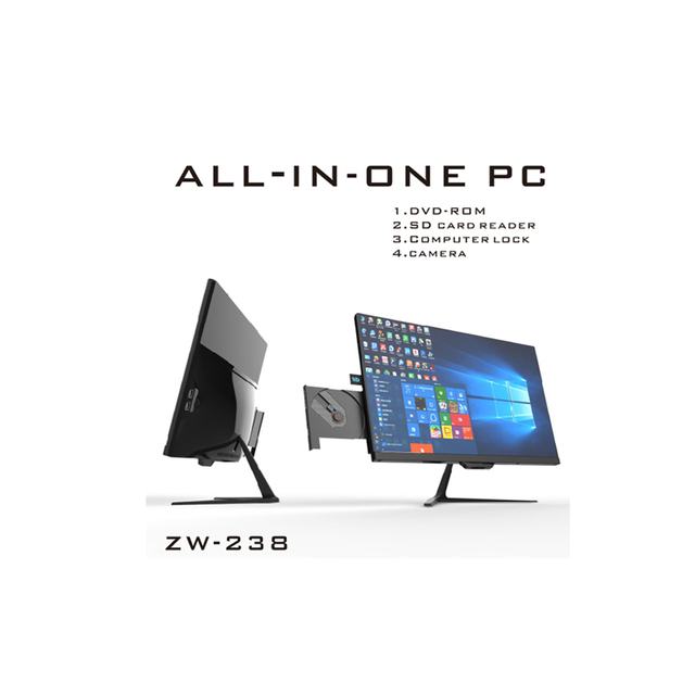 Best Price 23.8 Inch Core I3 6th CPU Processor Computer Hardware Camera DVD All in One Gaming PC Computer