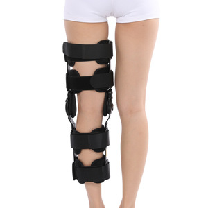 Adjustable <b>Knee</b> Fixation <b>Brace</b> With Patella <b>Support</b> For Leg Joint Protection And Meniscus Care Unisex Size Sml Black - Product Image 1
