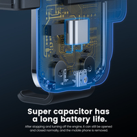 Soporte de Carga Inalámbrica Rápida para Auto de 15W, Rotación de 360°, 8 Protecciones de Seguridad, Tipo C, Soporte para Teléfono con Ventilación para Smartphones Qi