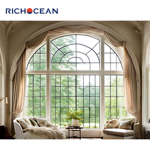 Ventanas Arqueadas de Aluminio Personalizadas RICHOCEAN, Ventanas Fijas Tipo Píxar para Dormitorio, Ventanas Residenciales a Bajo Precio - Product Image 6
