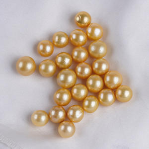Venta Directa de Fábrica, Cuentas Edison de 13-16 mm, Perlas Doradas Sueltas para Hacer Joyas, Accesorios para Collares y Pendientes - Product Image 1