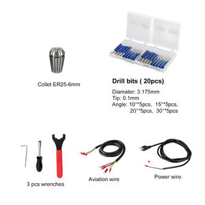 มอเตอร์แกนหมุน CNC ระบายความร้อนด้วยอากาศไฟฟ้าความเร็วสูง 4 กิโลวัตต์ ER25 220V/380V พร้อมอินเวอร์เตอร์/VFD สำหรับเครื่องแกะสลักและเครื่องกัด - Product Image 5