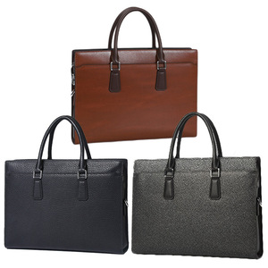 G.SPATTON Barton Sac de voyage d'affaires pour homme en cuir véritable, porte-documents pour ordinateur portable 14 pouces, couleur unie, cuir de vachette pleine fleur - Product Image 2