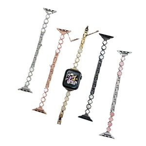 Correa de <span class=keywords><strong>reloj</strong></span> Chahong Ardor Clover Mother Of Pearl para <span class=keywords><strong>Apple</strong></span> Watch de 14 mm, correa de silicona con diseño de dijes, correa de repuesto. - Product Image 5